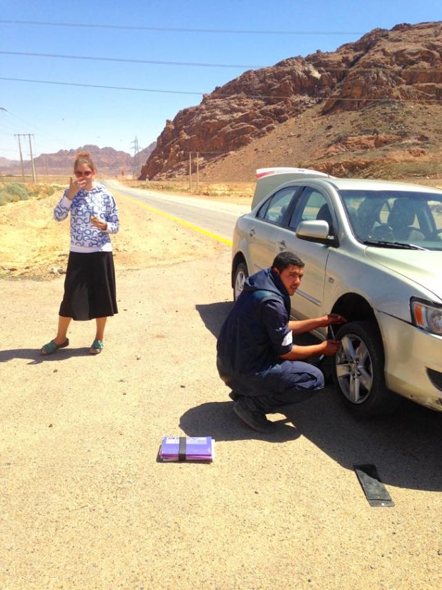 I'll eat while he works