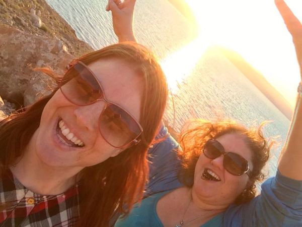 selfies by the Dead Sea