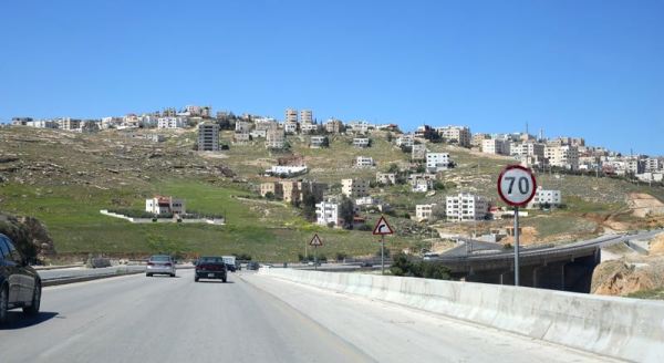 driving down the highway