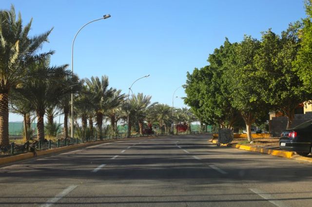 driving inland down the coast