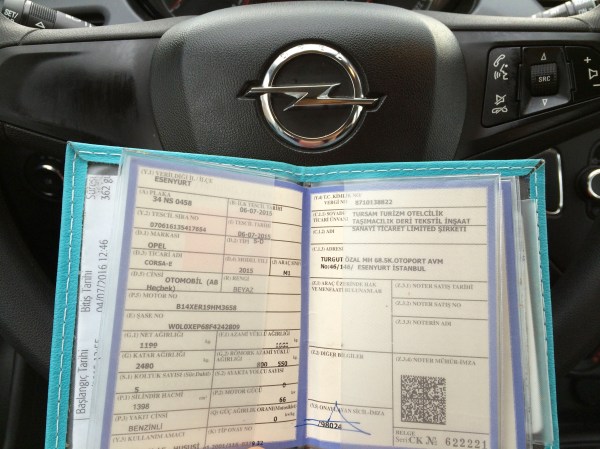 rental car info book 