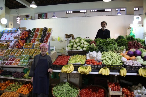 vendors in the souk